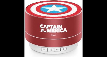 Draagbare - BT - Luidspreker - 3W - CAPTAIN AMERICA - MARVEL - ROOD / ROOD