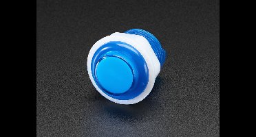 Mini LED Arcade Button - 24mm Translucent Blue Adafruit 3432