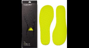 Naboso DUO Inlegzolen - Maat 43,5 tm 45 - Dubbelzijdige Zooltjes met Textuur - Silicone Inlegzolen ter Bevordering van Energie en Wendbaarheid