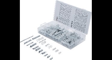 BGS 8047 - Assortiment de ressorts | ressorts de traction + pression | 200 pièces