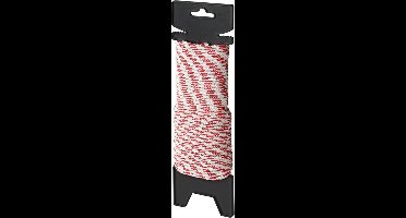 ProPlus Scheerlijn op Haspel - Ø 4 mm x 20 meter - Nylon - Rood en Wit