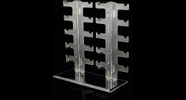 Benson Brillenstandaard - Plexiglas - Ruimte voor 10 Brillen - Transparant