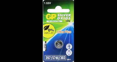 GP Batteries - GP Batteries Gp Knoopcel Zilver D357/sr44 - 30 Dagen Niet Goed Geld Terug