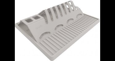 Rotho - Opvouwbaar Afdruiprek voor de afwas - Space wonder - Cool grey - Grijs