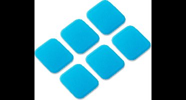 Beurer EM 50 Menstrual Relax - Nabestelset - 6 Zelfklevende gelpads van 50 x 56 mm - Voor Beurer EM 50 Menstrual Relax TENS/warmte apparaat