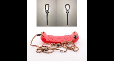 Plastic schommel 42x17x9cm Inclusief 2 schommelhaken - Karabijnsluiting