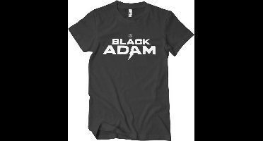 DC Comics Black Adam Heren Tshirt -M- Logo Zwart
