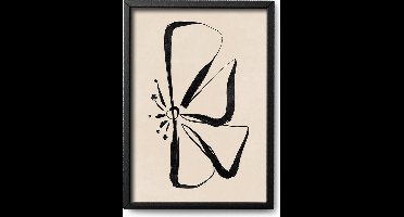 Abstracte poster Champs - A3 - 30 x 42 cm - Inclusief lijst (Zwart MDF) - Kunst - Hoogwaardige abstracte poster - Illustratie - ArtStract - Abstracte kunst Online - Abstracte posters