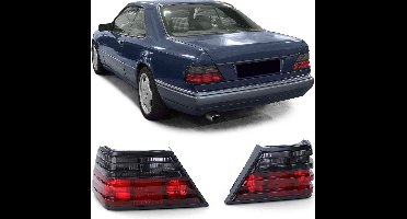 Passend Voor Mercedes W124 Coupe Sedan Cabrio Achterlichten Achterlicht Zwart Smoke Rood 1985 t/m 1993