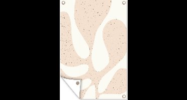 GreatGardenPosters - Tuinposter - Plant - Abstract - Pastel - Tuindoek voor buiten - Schuttingposter - Tuindecoratie - 60x90 cm