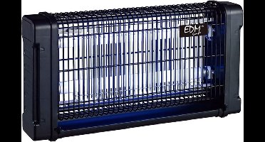 EDM Elektrische Insectenverdelger - Lamp - Muggenvanger - 2 x 6W - Zwart