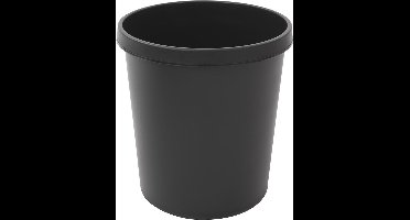 Helit the german H6105895 Prullenbak 18 l (Ø x h) 315 mm x 335 mm Polypropyleen Zwart 1 stuk(s)