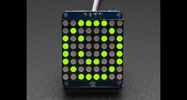 Small 1.2 inch 8x8 LED Matrix w/I2C Backpack - Groen Adafruit 1051