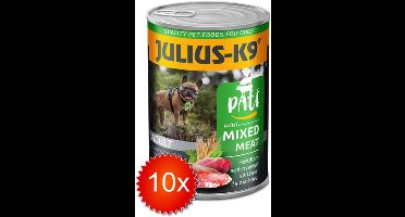 Julius-K9 - Hondenvoer - Natvoer Hond - Paté - Meatmix - 10 x 400g