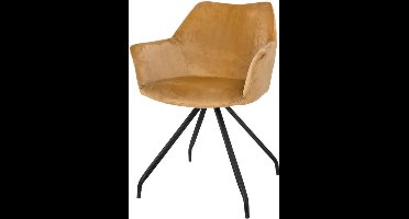 Riverdale eetkamerstoel Ava - Caramel - 82cm hoog