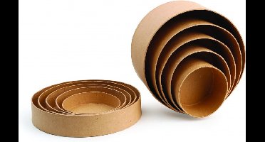 Graine Creative Nest of 5 Round Boxes - Diam 105
