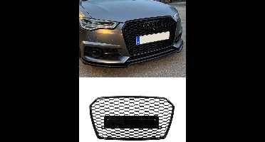 Passend Voor Audi A6 C7 4G FACELIFT 15 t/m 18 Sport Grill Zonder Embleem Hoogglans Zwart Honingraat Quattro Look S6 RS6 Tsi Tdi Styling