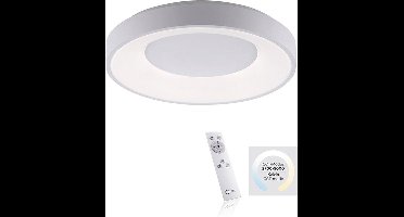 Paul Neuhaus steffie - Moderne LED Dimbare Plafondlamp met Dimmer - 1 lichts - Ø 500 mm - Wit - Woonkamer | Slaapkamer | Keuken