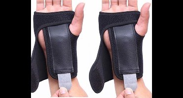 Polsbrace - Polssteun - Universele Deluxe Carpaal Tunnel Syndroom Polsbrace - Polsbeschermers - 2 stuks - Links en rechts