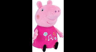 Peppa Pig Knuffel - lichtgevend en met muziek - 25 cm