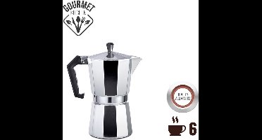 Espresso maker Aluminium 6 kops -Percolator - Italiaanse Koffiepot - Espresso