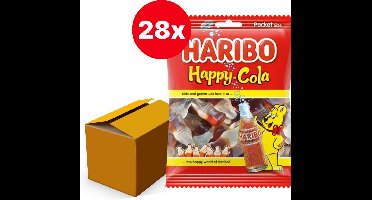 Haribo Happy Colaflesjes - 28 x 75gr