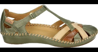 Pikolinos 655-0732C5 - Volwassenen Platte sandalen - Kleur: Groen - Maat: 38