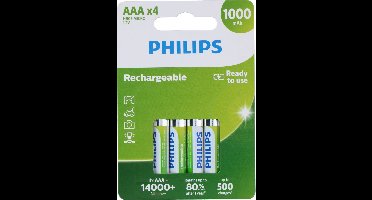 Philips AAA Oplaadbare Batterijen