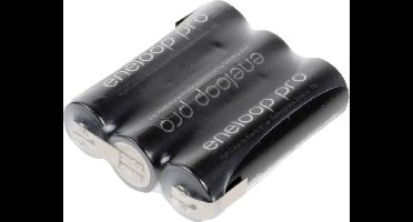 Panasonic eneloop Pro F1x3 Accupack Aantal cellen: 3 Batterijgrootte: AA (penlite) Z-soldeerlip NiMH 3.6 V 2450 mAh
