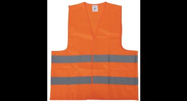 Veiligheidsvest oranje met reflectie - TOPGEAR