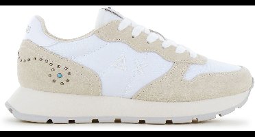 SUN68 Ally Studs - Dames Sneakers Schoenen Wit Z36205-01 , Maat: EU 38
