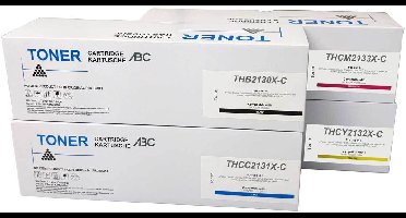 ABC huismerk set van 4x tonercartridges XL geschikt voor HP 213X Color Laserjet Enterprise 5700dn 6700dn 6701dn MFP 5800dn 5800f 5800zf 6800dn 6800zf