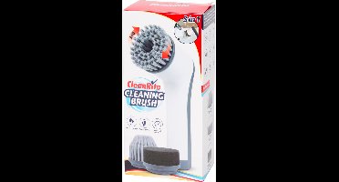 Cleanrite borstel 3- in- 1 oplaadbaar | Oplaadbare reinigingsborstel | Automatische schoonmaakborstel | Elektrische poetsborstel | Waterdichte elektrische borstel | Met verwisselbare borstels | Sterke motor roterende borstel | Draadloos en oplaadbaar