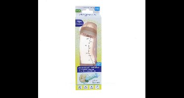 Difrax Anti-Koliek Voedingsfles BPA-vrij 250 ml roze/paars