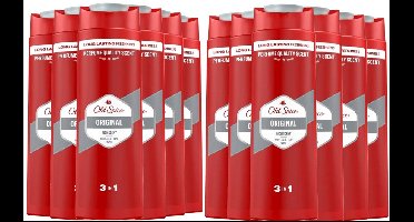 12 x Old Spice - Original - Douchegel 3-in-1 - Reinigt, Verfrist & Verzorgt - 400 ml - Douchegel - 3-in-1 - Reinigen - Verfrissen - Verzorgen