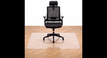 Bureaustoel mat - 120 x 90cm - Vloerbeschermer - Geluiddempend - Voor harde vloeren - Vloermat - Transparant - PVC - Luft