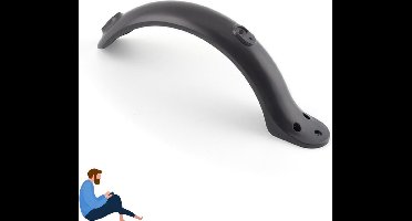 Spatbord voor Xiaomi Mija M365 (PRO) - M365 Accessoires - Achter spatbord - Zwart