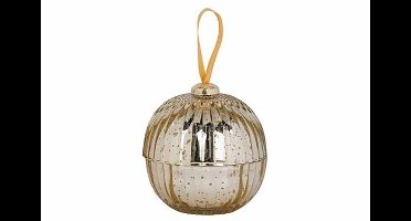 Geurkaars Wild Berries Xmas Ball Goud 11 X11xh11,5cm Glas