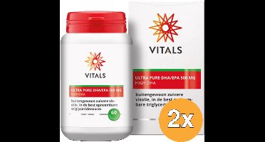 2x Vitals Ultra Pure DHA/EPA 500mg (60 softgels)