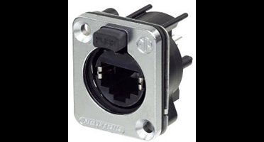Neutrik Chassisbus NE8FDV-SE-CON Bus, inbouw verticaal Aantal polen (sensoren) 8P8C Zilver 1 stuk(s)