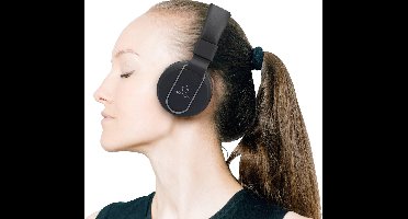 Renkforce RF-BTK-100 On Ear headset Bluetooth, Kabel Zwart, Grijs Headset, Vouwbaar