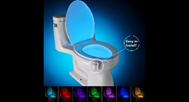 Out of the Blue - Toilet LED verlichting - met bewegingssensor - badkamerdecoratie - 8 kleuren