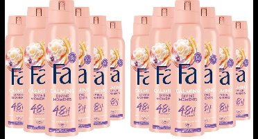 Fa Divine Moments Deodorant Spray 150ml - Voordeelverpakking 12 stuks