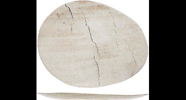 Lithos Oval Plate 27x21.2xh1.6cm