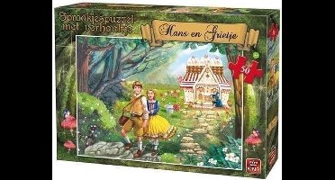King Legpuzzel Hans En Grietje Junior Karton 12 Stukjes