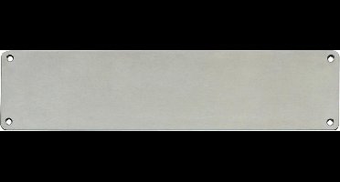 Intersteel Deurplaat 80 mm x 650 mm rvs geborsteld