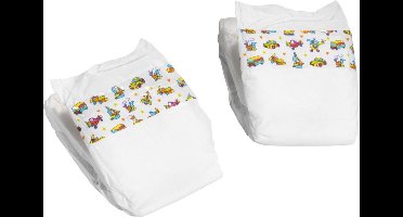 8x Poppen luiers herbruikbaar poppenspeelgoed - Speelgoed - Poppenspeelgoed - Poppenaccessoires/benodigdheden - Poppen luiers voor meisjes/kinderen