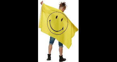 Smiffys Vlag Smiley Large Geel