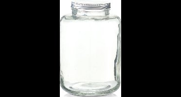 1x Glazen voorraadpotten/koekjespotten 7000 ml 20 x 30 cm - Keukenbenodigdheden - Bewaarpotten/voorraadpotten - Snoeppotten - Koekjespotten - Voedsel bewaren/opslaan