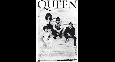 Pyramid Poster - Queen Brazil - 91.5 X 61 Cm - Zwart